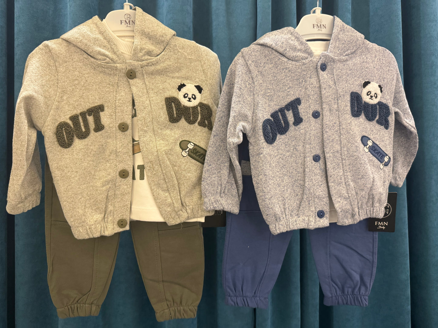 Екипче Панда скейтбордист в 3 части