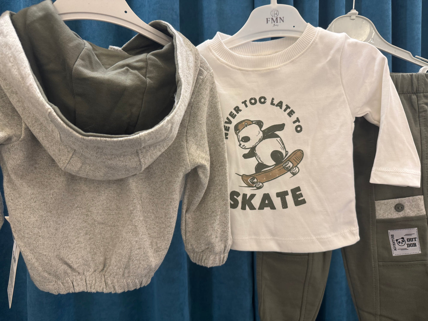 Екипче Панда скейтбордист в 3 части