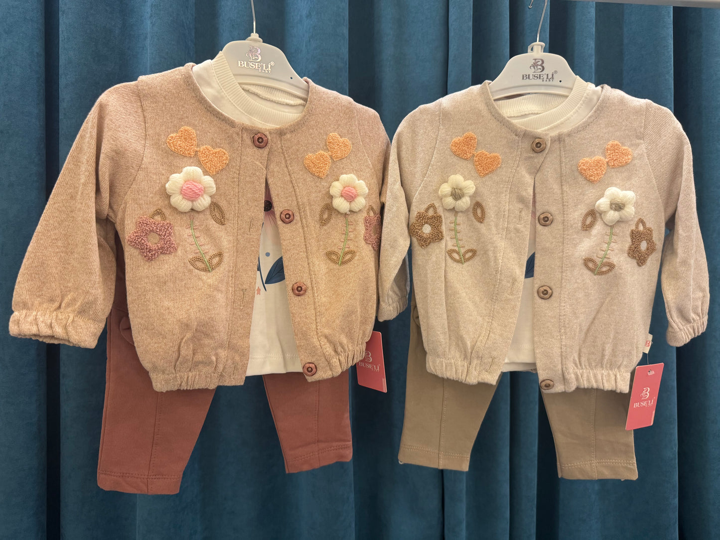 Екипче цвете и перли в 3 части