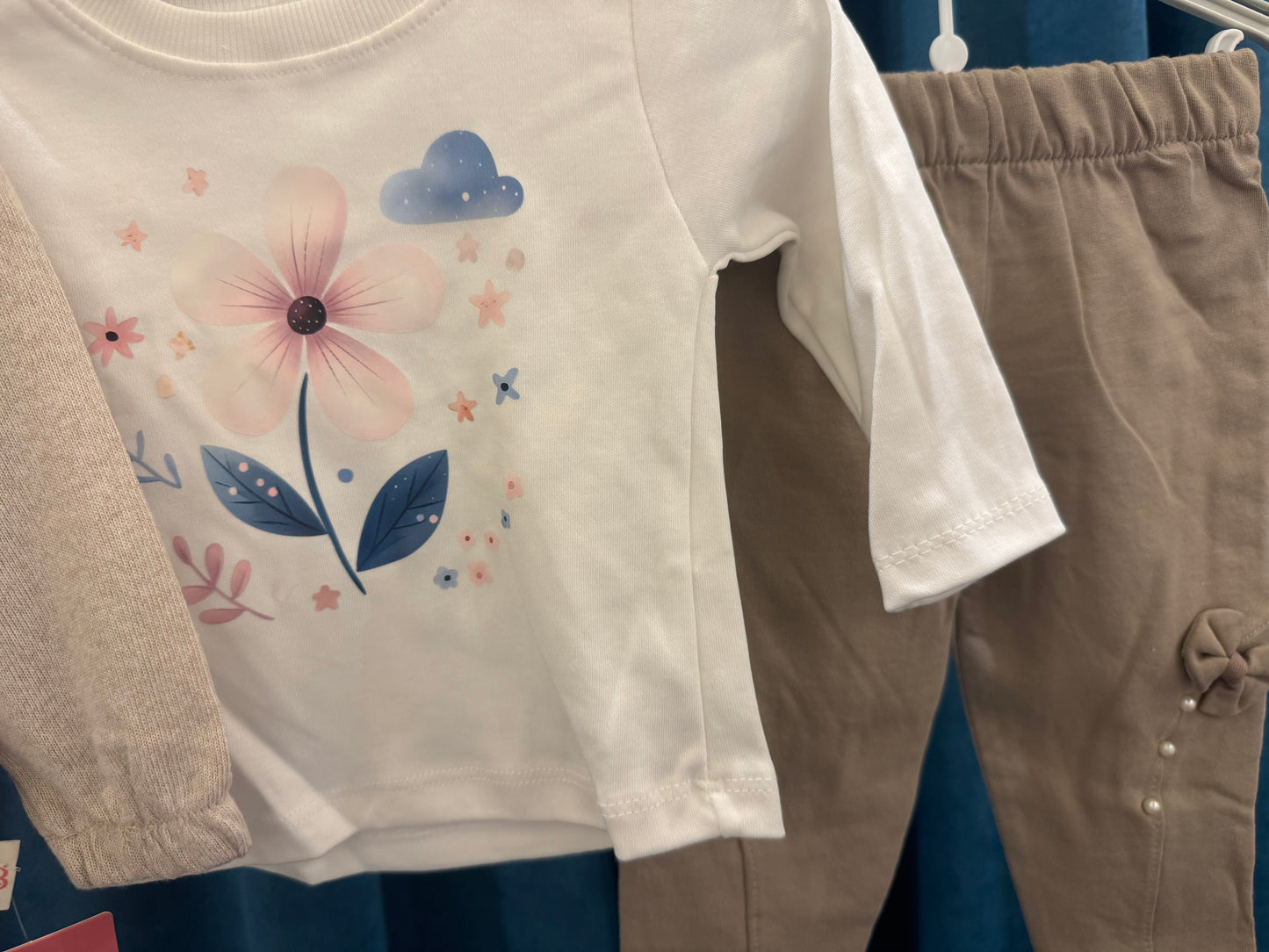 Екипче цвете и перли в 3 части